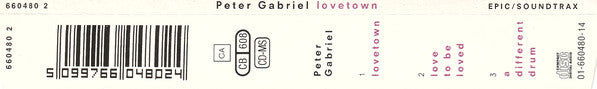 Peter Gabriel - Lovetown (Music From The Motion Picture Philadelphia) image 5