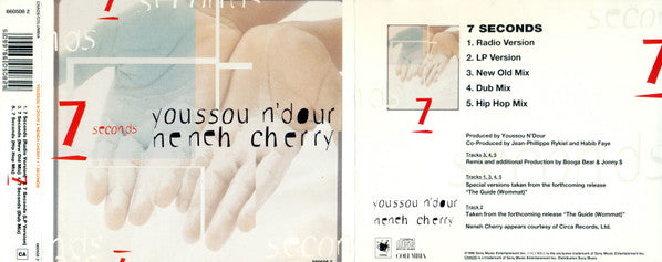 Youssou N'Dour - 7 Seconds - Used CD image 2