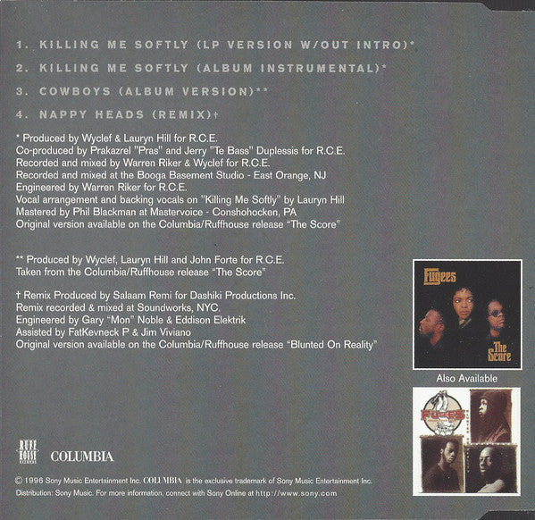 Fugees - Killing Me Softly - Used CD image 2