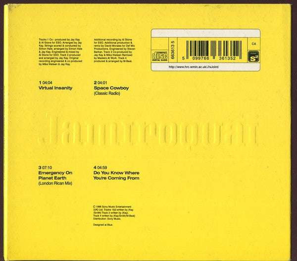 Jamiroquai - Virtual Insanity - Used CD image 2