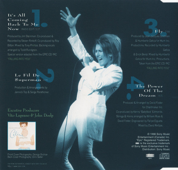 Celine Dion - It's All Coming Back To Me Now - Used CD image 3