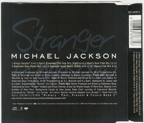 Michael Jackson - Stranger In Moscow - Used CD image 5