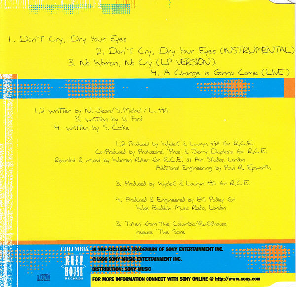 Fugees - No Woman, No Cry - Used CD image 7