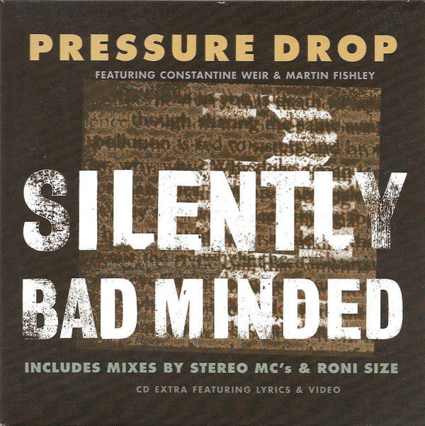 Pressure Drop - Silently Bad Minded - Used CD image 6