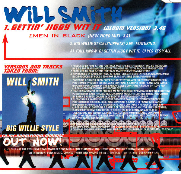 Will Smith - Gettin' Jiggy Wit It - Used CD image 3
