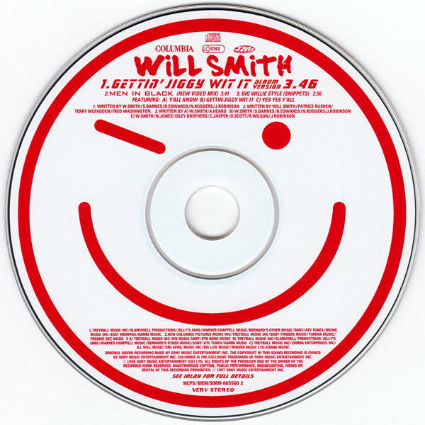 Will Smith - Gettin' Jiggy Wit It - Used CD image 4