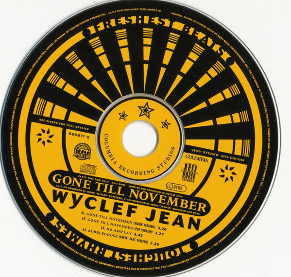Wyclef Jean - Gone Till November - Used CD image 6
