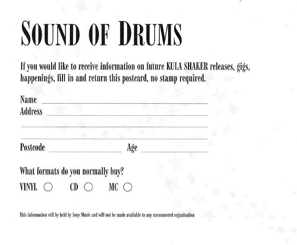 Kula Shaker - Sound Of Drums - Used CD image 5