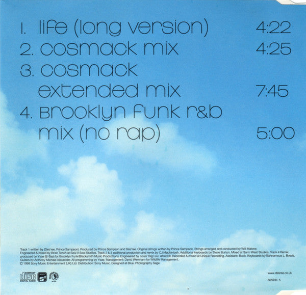 Des'ree - Life - Used CD image 4