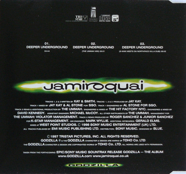 Jamiroquai - Deeper Underground - Used CD image 3