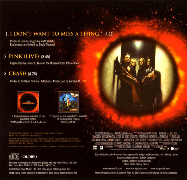 Aerosmith - I Don't Want To Miss A Thing - Used CD image 7