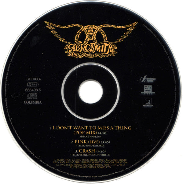 Aerosmith - I Don't Want To Miss A Thing - Used CD image 8