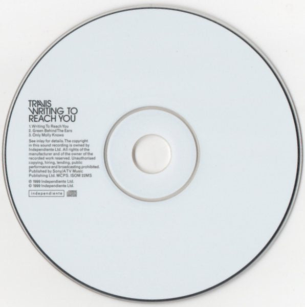 Travis - Writing To Reach You - Used CD image 4
