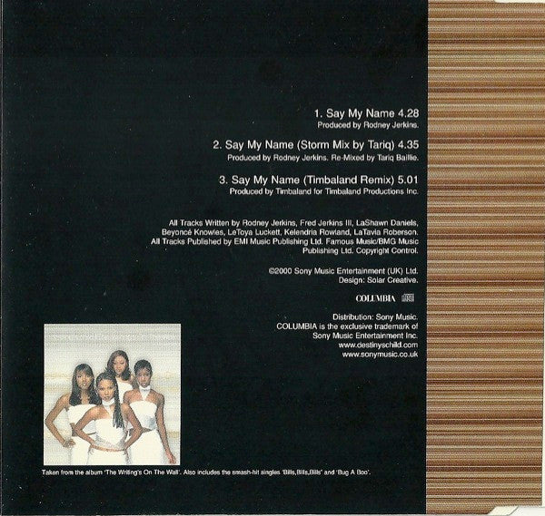Destiny's Child - Say My Name - Used CD image 3