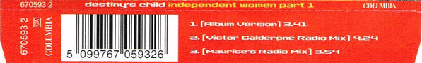 Destiny's Child - Independent Women Part I - Used CD image 3