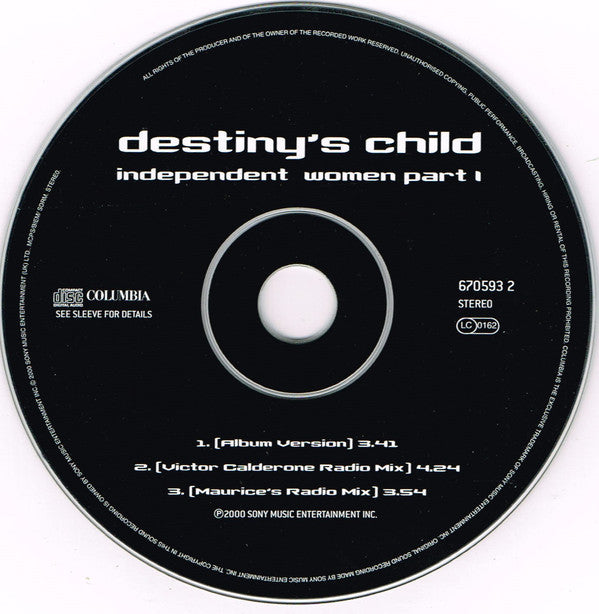Destiny's Child - Independent Women Part I - Used CD image 9