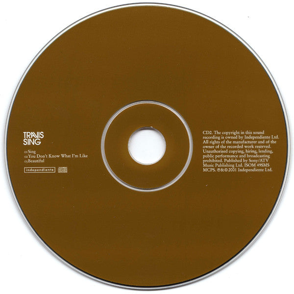 Travis - Sing - Used CD image 9