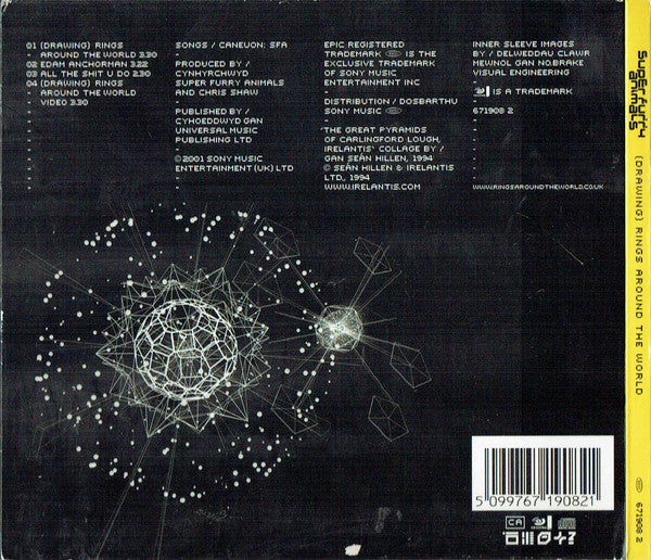 Super Furry Animals - (Drawing) Rings Around The World - Used CD image 2