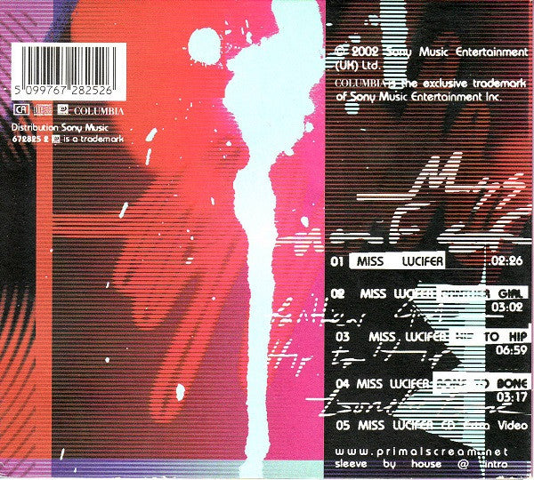Primal Scream - Miss Lucifer - Used CD image 2