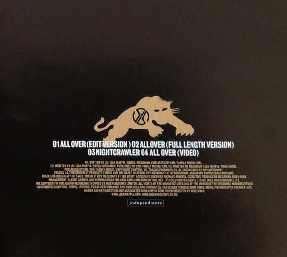 Lisa Maffia - All Over - Used CD image 3