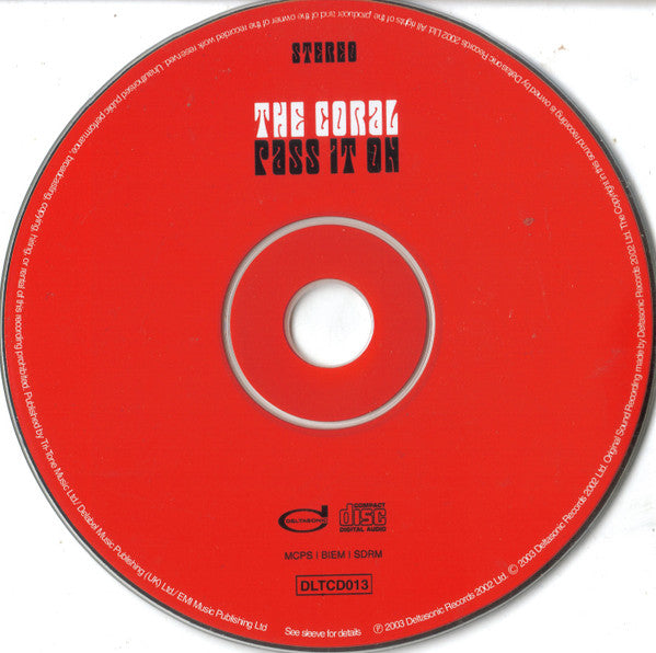 Coral - Pass It On - Used CD image 10