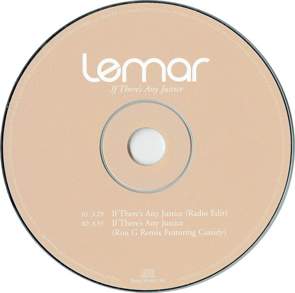 Lemar - If There's Any Justice - Used CD image 4