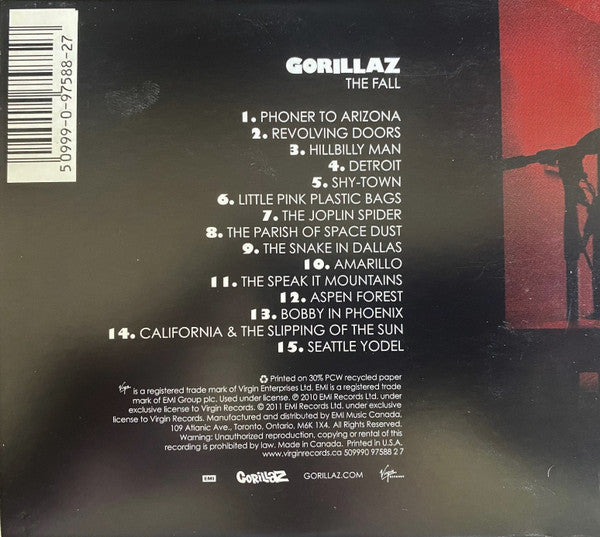 Gorillaz - Fall - CD image 2