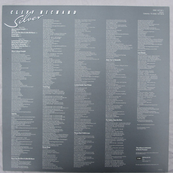Cliff Richard - Silver - Used Vinyl Record image 4