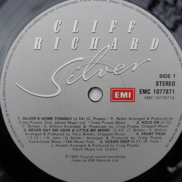 Cliff Richard - Silver - Used Vinyl Record image 5