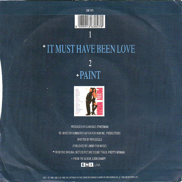 Roxette - It Must Have Been Love - Used Vinyl Record 7" image 2
