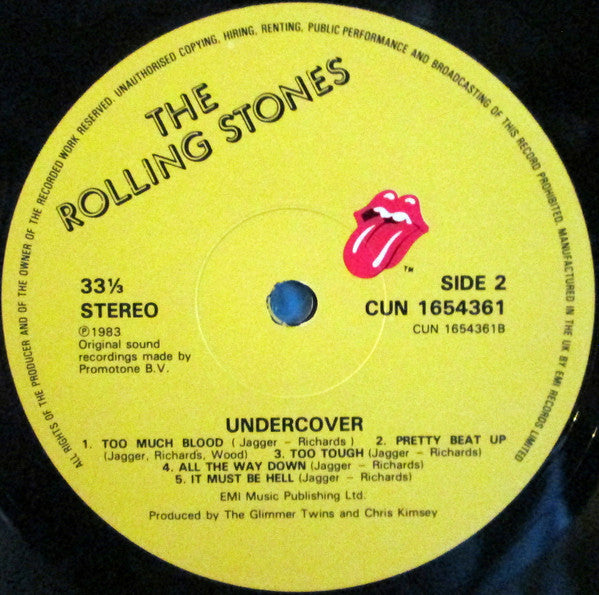 Rolling Stones - Undercover - Used Vinyl Record image 4