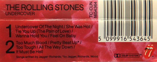 Rolling Stones - Undercover - Used Cassette image 4