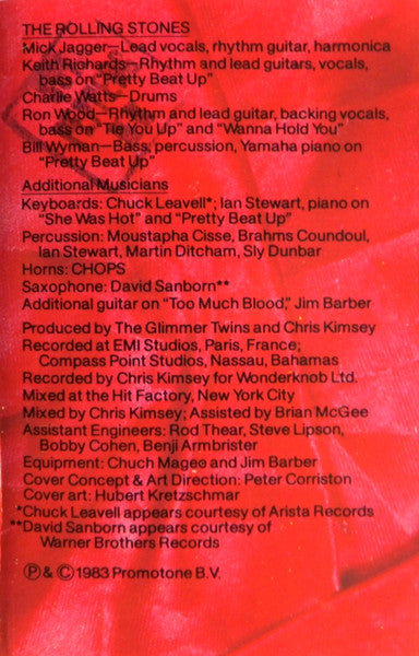 Rolling Stones - Undercover - Used Cassette image 5