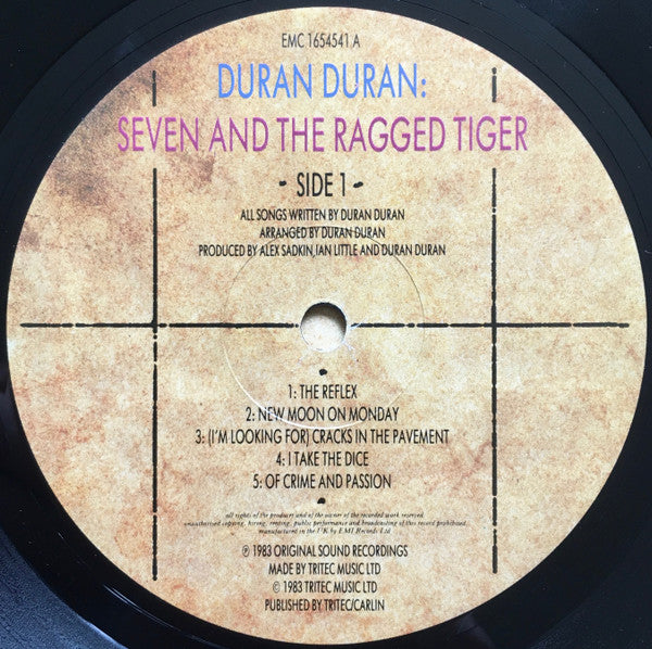 Duran Duran - Seven And The Ragged Tiger - Used Vinyl Record image 5