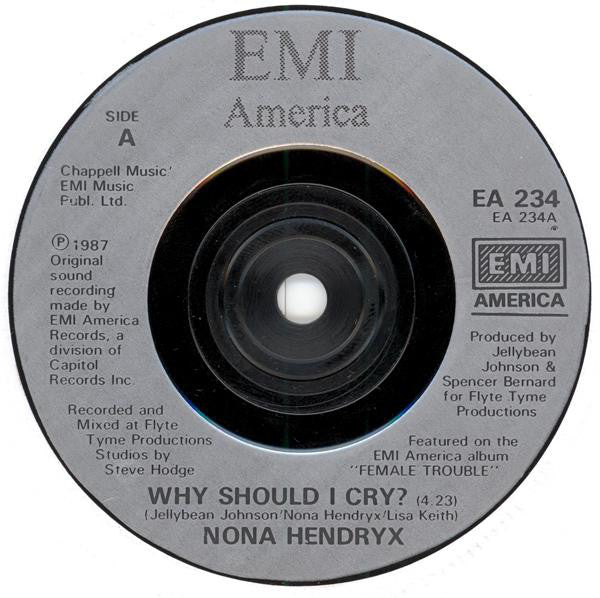 Nona Hendryx - Why Should I Cry? - Used Vinyl Record 7" image 7