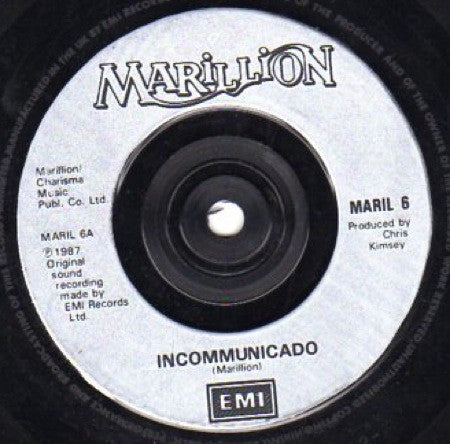 Marillion - Incommunicado - Used Vinyl Record 7" image 3