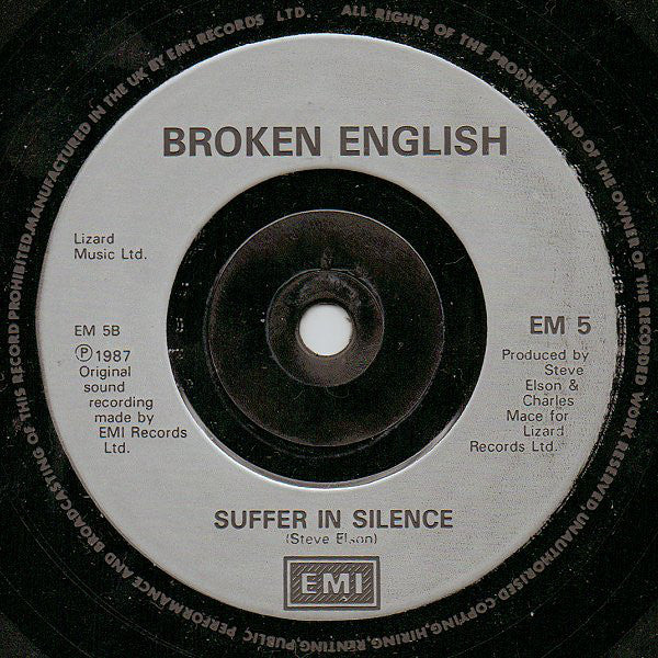 Broken English - Comin' On Strong - Used Vinyl Record 7" image 8