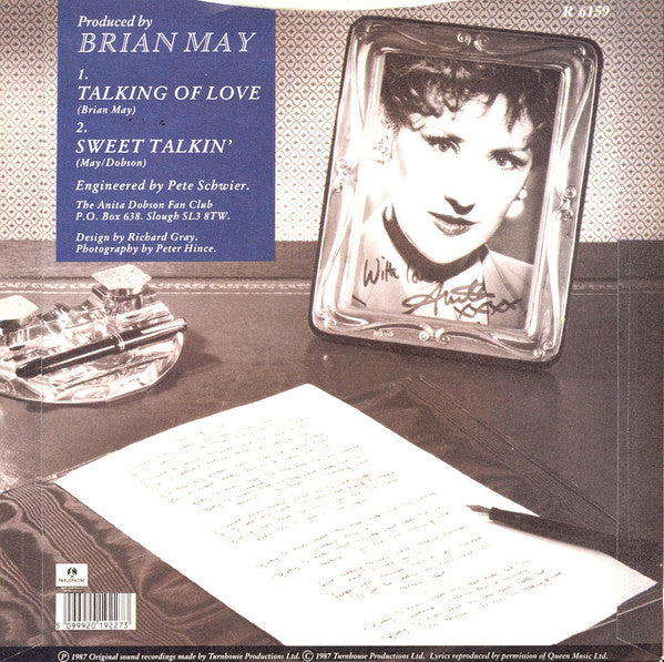 Anita Dobson - Talking Of Love - Used Vinyl Record 7" image 2