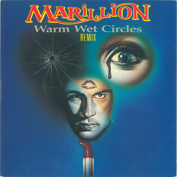 Marillion - Warm Wet Circles (Remix) - Used Vinyl Record 7" image 1