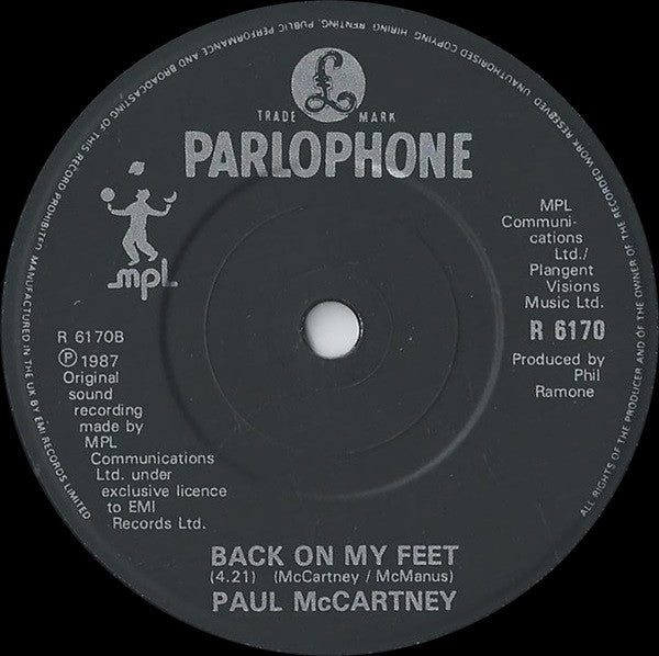 Paul McCartney - Once Upon A Long Ago - Used Vinyl Record 7" image 4
