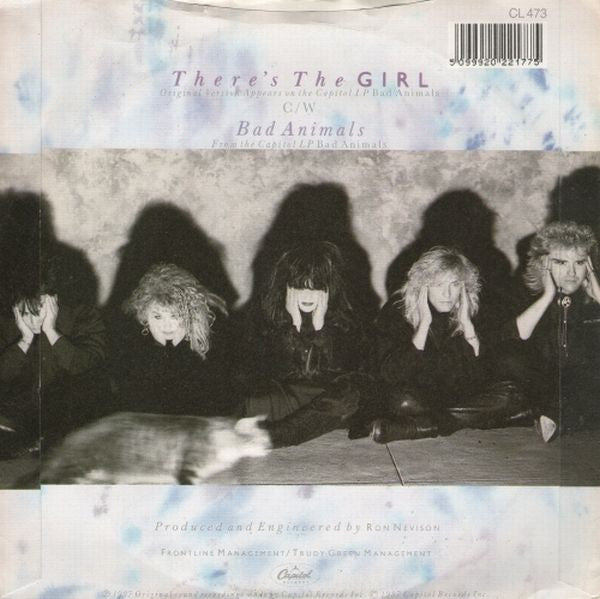 Heart - re's The Girl - Used Vinyl Record 7" image 2