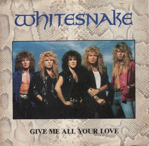 Whitesnake - Give Me All Your Love - Used Vinyl Record 7" image 1