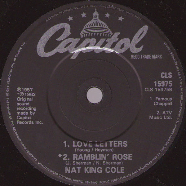 Nat King Cole - When I Fall In Love - Used Vinyl Record 7" image 8