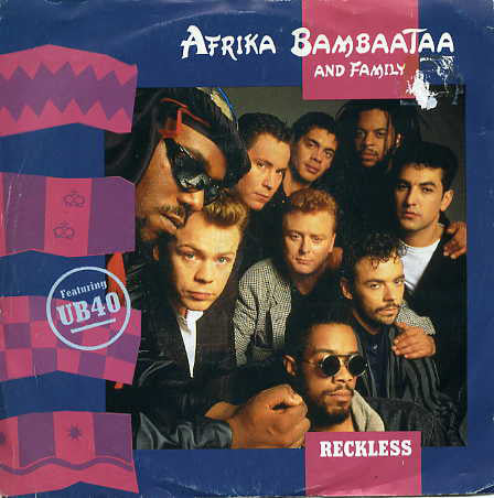 Afrika Bambaataa & F - Reckless - Used Vinyl Record 7" image 1