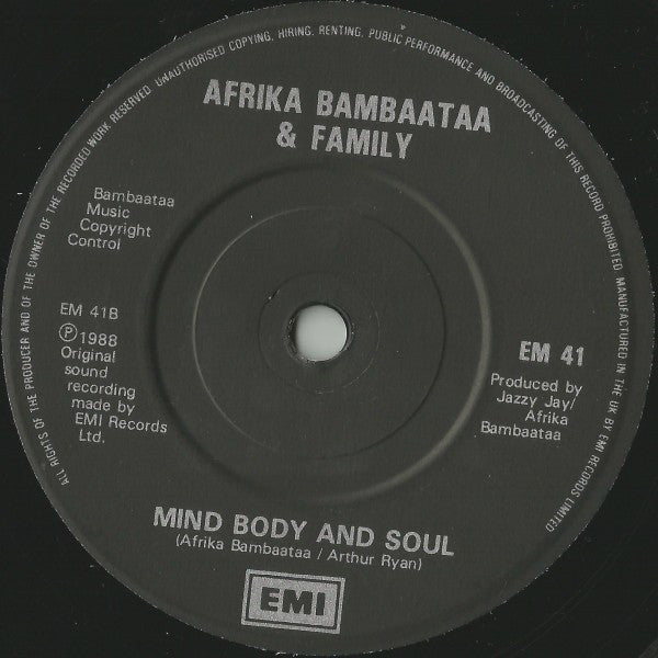 Afrika Bambaataa & F - Reckless - Used Vinyl Record 7" image 4