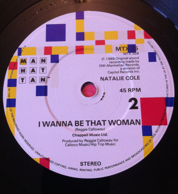 Natalie Cole - Pink Cadillac - Used Vinyl Record 7" image 7