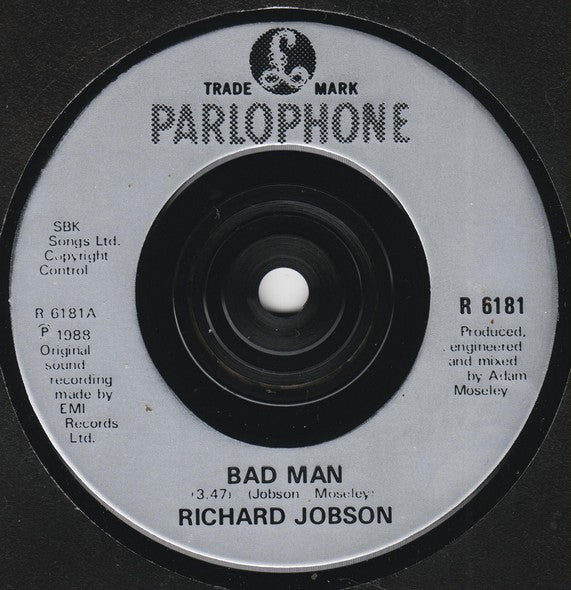 Richard Jobson - Badman - Used Vinyl Record 7" image 3