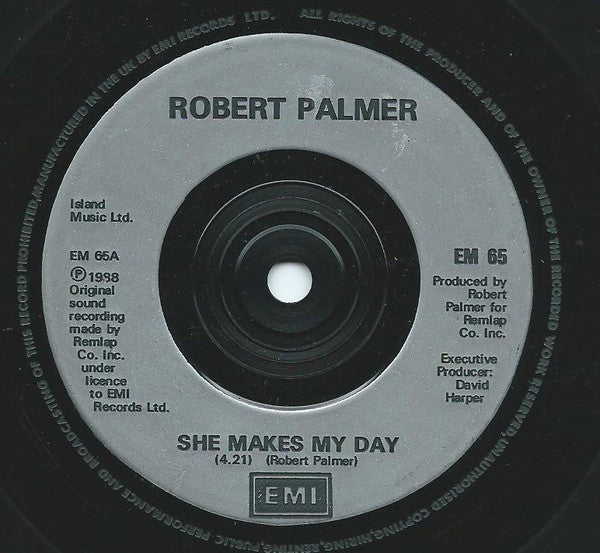 Robert Palmer - She Makes My Day - Used Vinyl Record 7" image 6