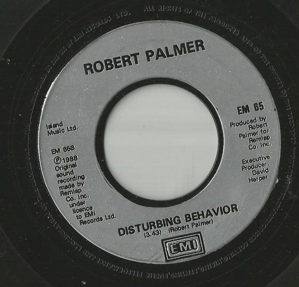 Robert Palmer - She Makes My Day - Used Vinyl Record 7" image 5