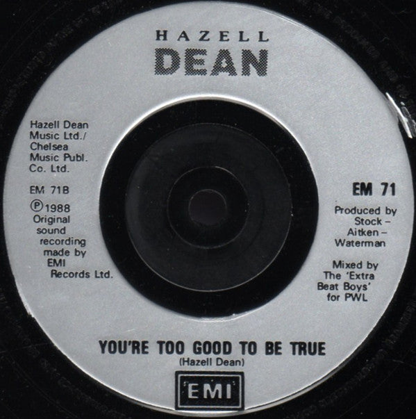 Hazell Dean - Turn It Into Love - Used Vinyl Record 7" image 4
